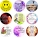 Set 9 stickere rotunde, mesaje crestine